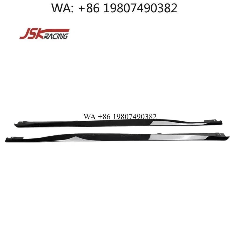Wmwmnu Carbon Fiber Side Skirt Underboard Side Fins for 458 Italia Spider Modified Upgraded Novit Rosso Style