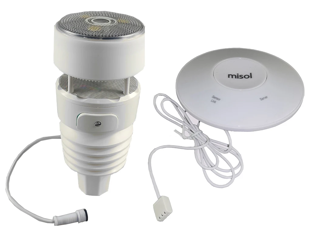 Misol ultrasonic weather station smarthub WiFi Gateway wind speed wind direction rain temperature humidity