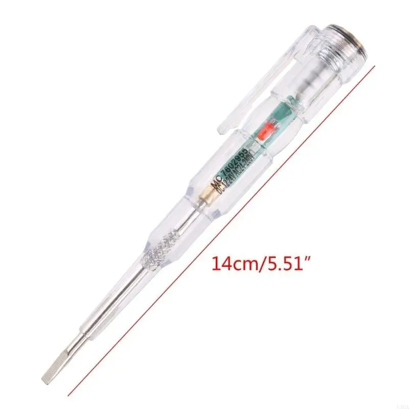 قلم اختبار كهربائي مع مفك البراغي اختبار محمول مقطع مع LED ألوان مزدوجة