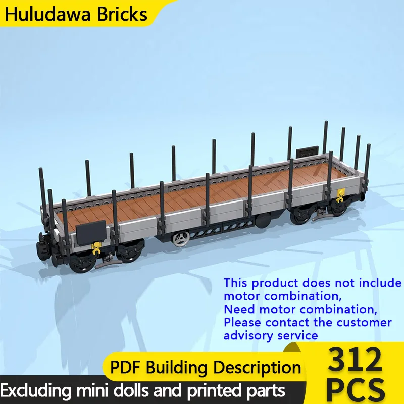

Модель городской автомобиль MOC, строительные кирпичи, 8-колесный серый кол, вагон, модульная технология, детские праздничные подарки, сборка игрушек, костюм