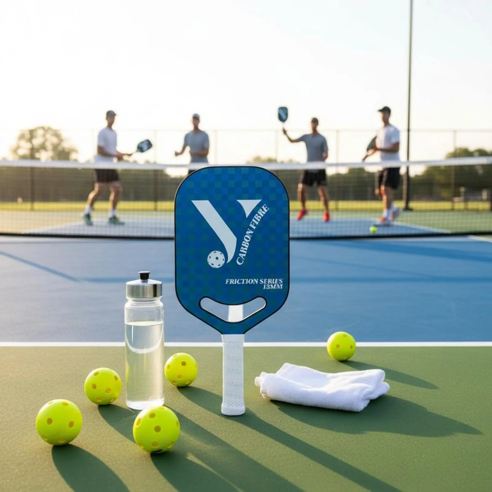 

Carbon Fiber Pickleball Paddle Balanced Power and Control Tournament Grade Pickleball Paddle Sports Equipment Lightweight