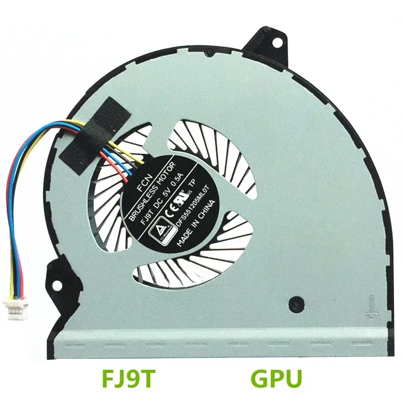 5v notebook PC fan cooler laptop CPU GPU Cooling fans for Asus ROG Strix gl702vm gl702 v FCN fj9u fj9t computer processor fans