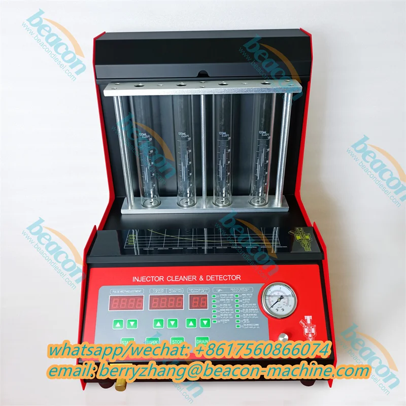 BC-4H Gasoline Injector Test Bench 4 Cylinder Petrol Injector Tester and Cleaning Machine