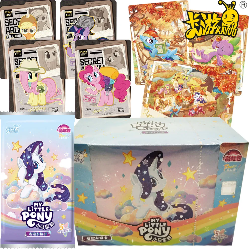 

Genuine KAYOU My Little Pony Collection Cards American Animation Exquisite Limited Autumn Travel Theme Character Cards Fun Gift