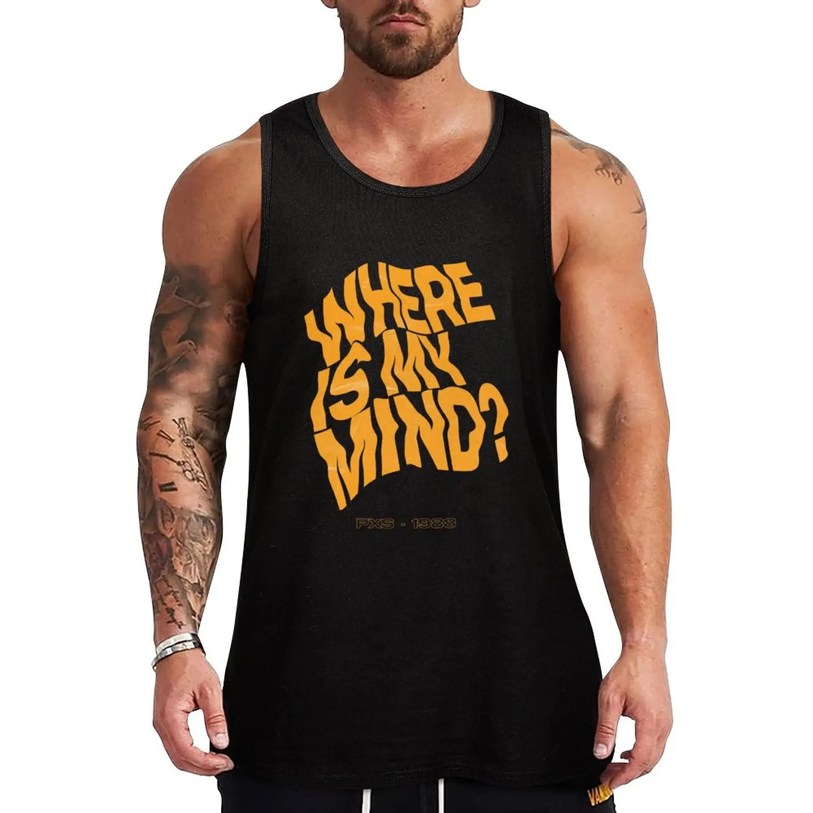 

Where is my mind Tank Top summer clothes t-shirts man Sports clothing