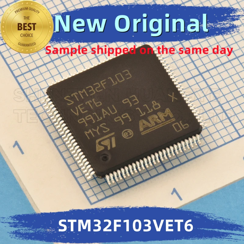 

2PCS/lot STM32F103VET6 STM32F103V Integrated Chip 100%New And Original BOM matching ST MCU