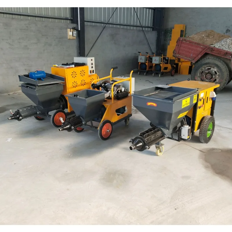 YG 511 Mortar Spraying Machine Mexico Customized Widely Using Mortar Spraying Machine YG 511 8HP Mortar Sprayer Machine Price