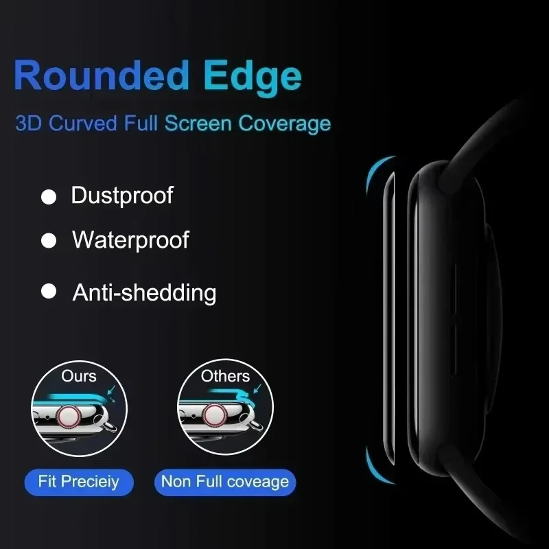 High Quality Flexible Film for Apple IWatch Ultra 2 3 49MM Series 11 10 9 8 7 6 5 4 SE 46mm 42mm 45mm 44mm 41mm Screen Protector