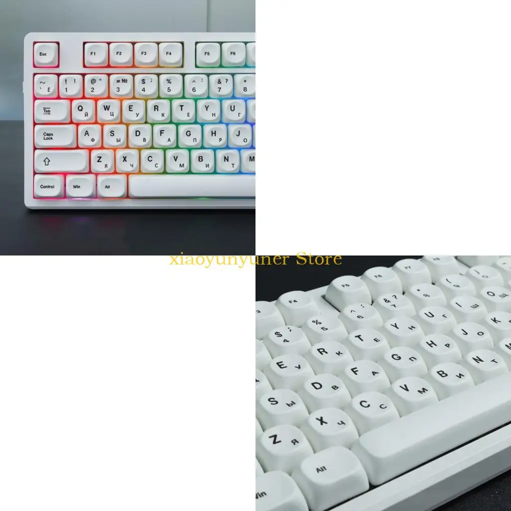P9JB PBT Keycap Set 129Keys Durability For Typing And Gaming Needs