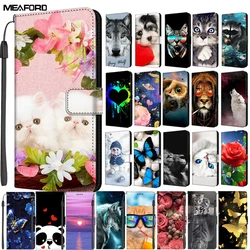 Cartoon Leather Cover For Honor 8X Case 8S 8C 8A Prime 6C 6X 6A 5C Cute Flip Stand Book Cover for Huawei Honor 6A Shockproof Bag