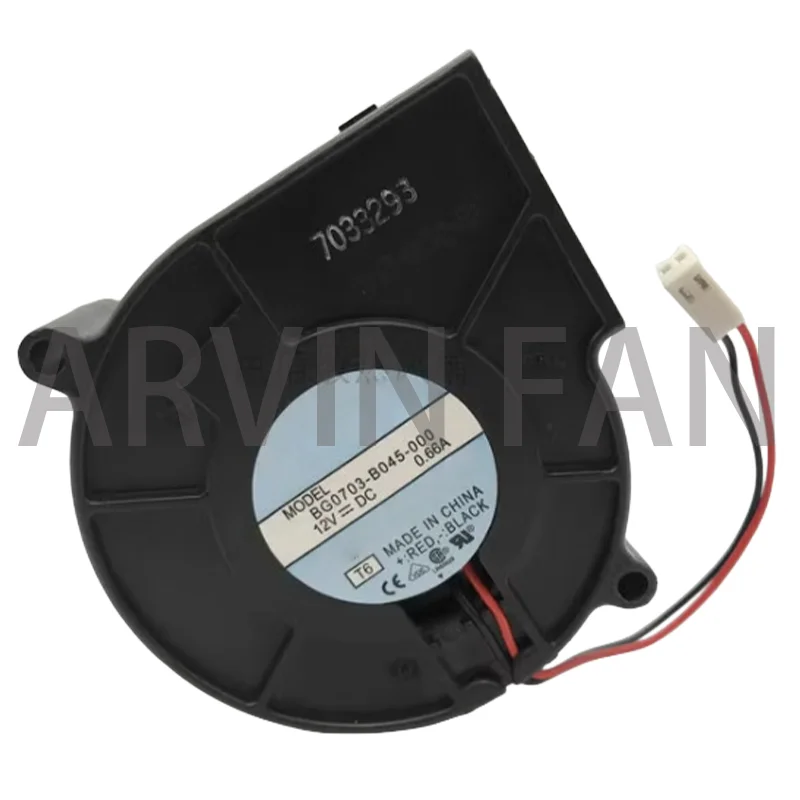

BG0703-B045-000 DC12V 0.66A турбинный вентилятор охлаждения