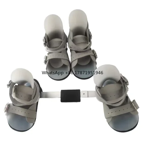 Club Foot Shoes Brace Denis Browne Splint Clamp-On Type Plates with Bar foot splint