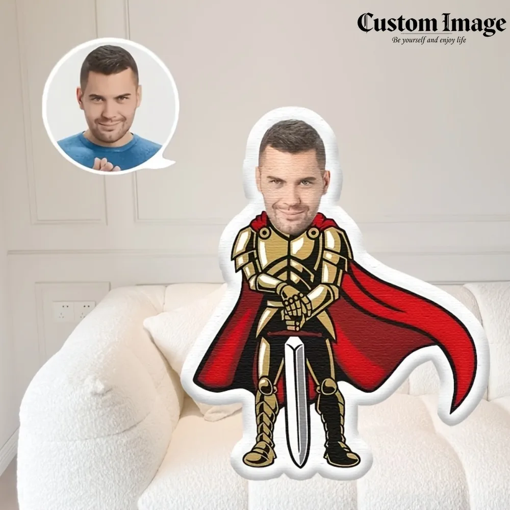 

Knight Custom Cushion, Double Sided High Definition Printing, Home Sofa Bedroom Decoration, Unique Gift for Family and Friends