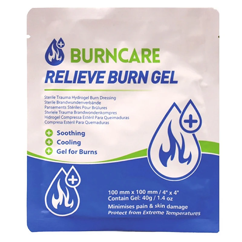 Aliviar Burn Gel Bandage Patch para Burncare, kit de primeiros socorros, emergência médica, molho de hidrogel, 1pc