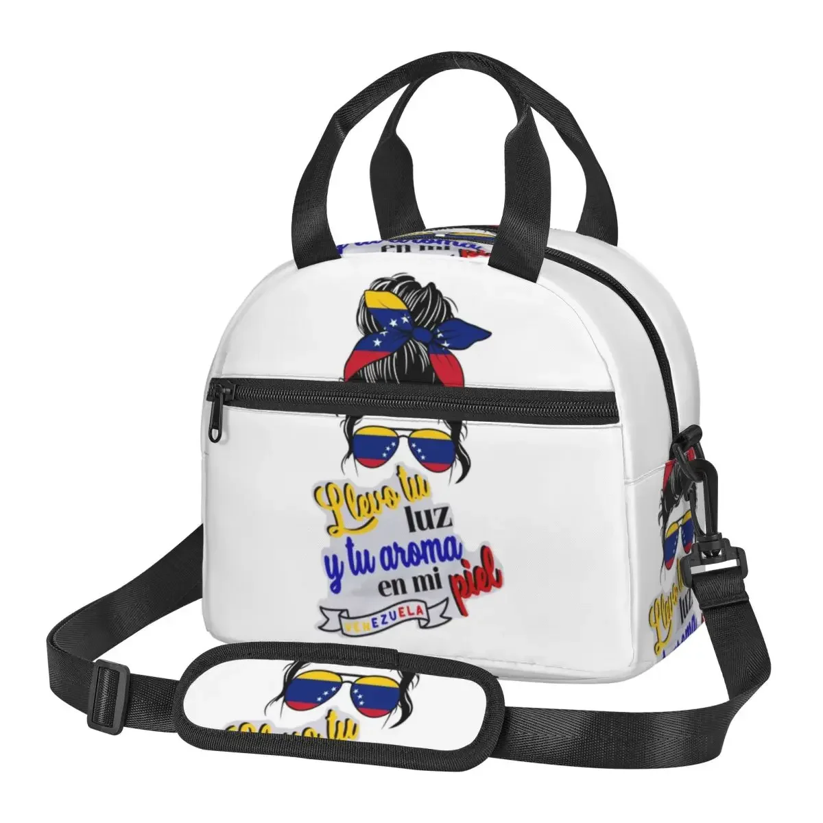 

Arepas Venezuela Insulated Lunch Bag for Women Children Portable Food Boxes Thermal Lunch Box Tote