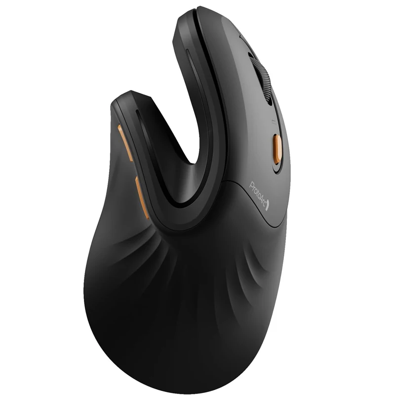ProtoArc Wireless Ergonomic Rollerball Mouse Rechargeable for Windows Mac iPad Office Bluetooth Trackball Mouse