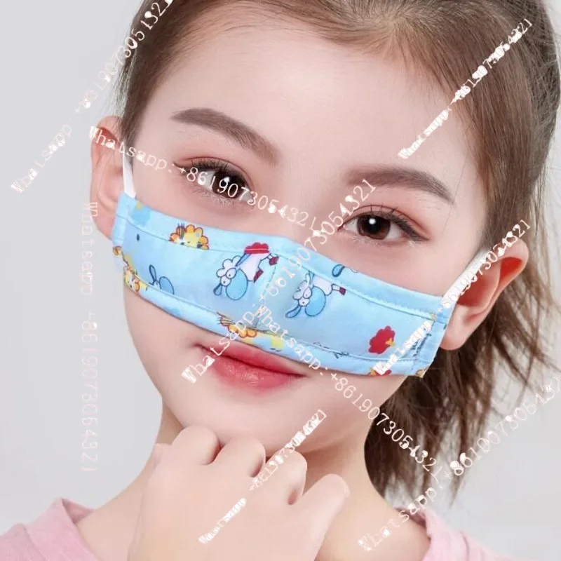 

Children's nose allergy protective nose mask cotton cartoon pattern windproof and cold-proof allergy runny nose warm personality