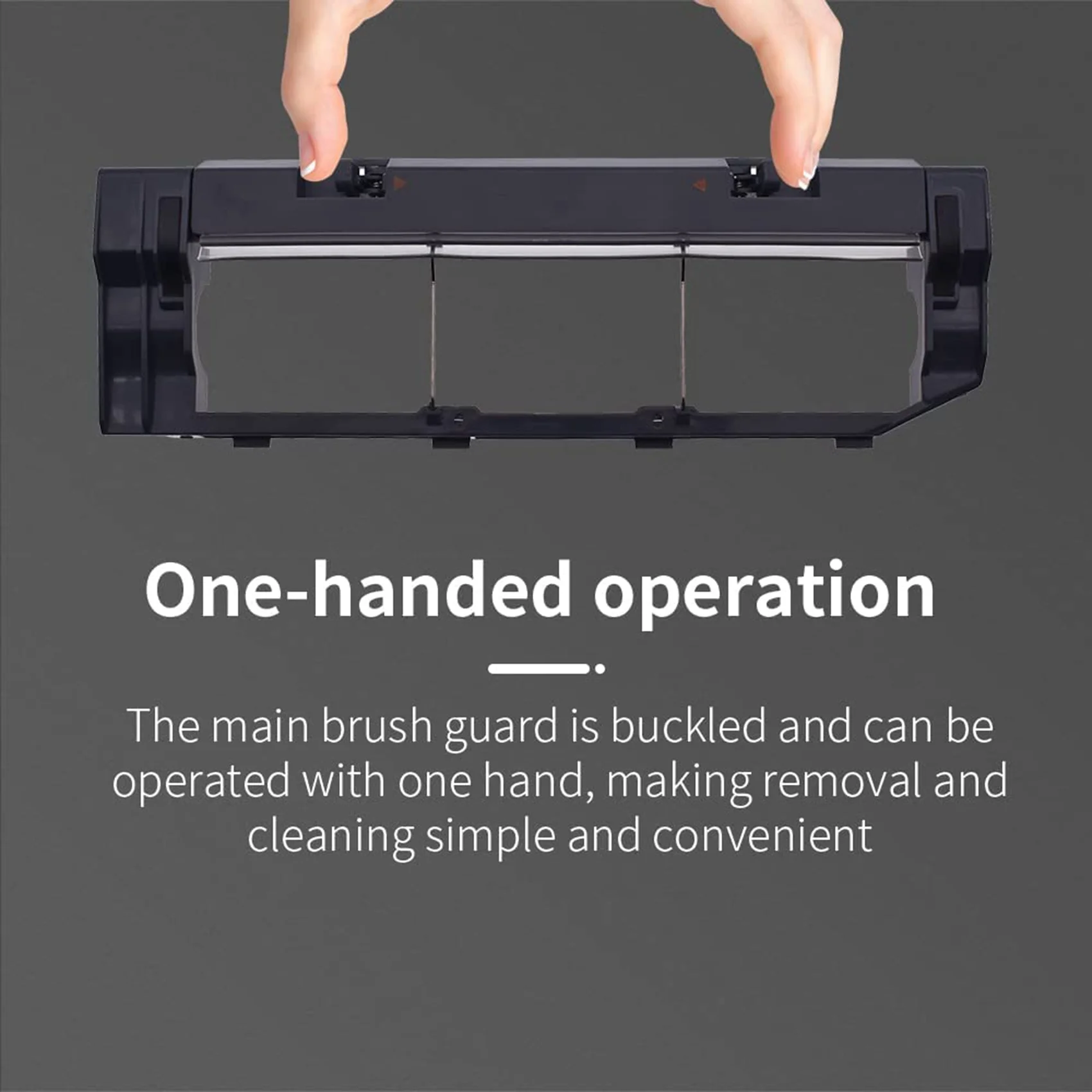 Крышка основной щетки для деталей робота-пылесоса Xiaomi Roborock S6 Maxv, S6, S6 Pure, E4, S4 Max, S4, S5 Max, S5, E35 и E2