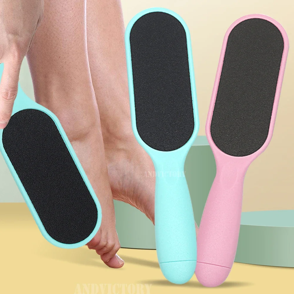 

Рашпиль для ног, профессиональная двухсторонняя пилка для педикюра, очиститель кутикулы, уход за ногами для удаления мозолей с твердой омертвевшей кожей