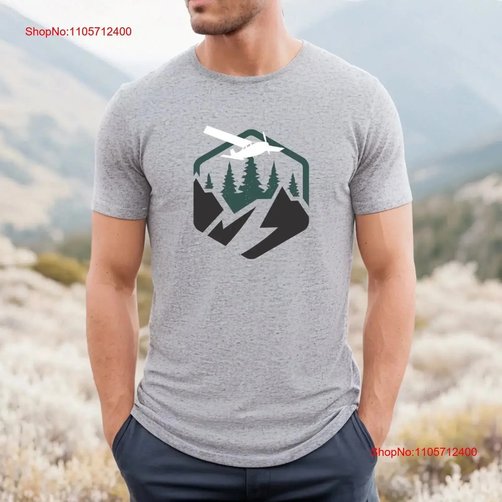 Mountain Aviation Logo T Shirt Pilot Modern Clothing Trendy Airplane Private High Wing vintage Washed Versatile