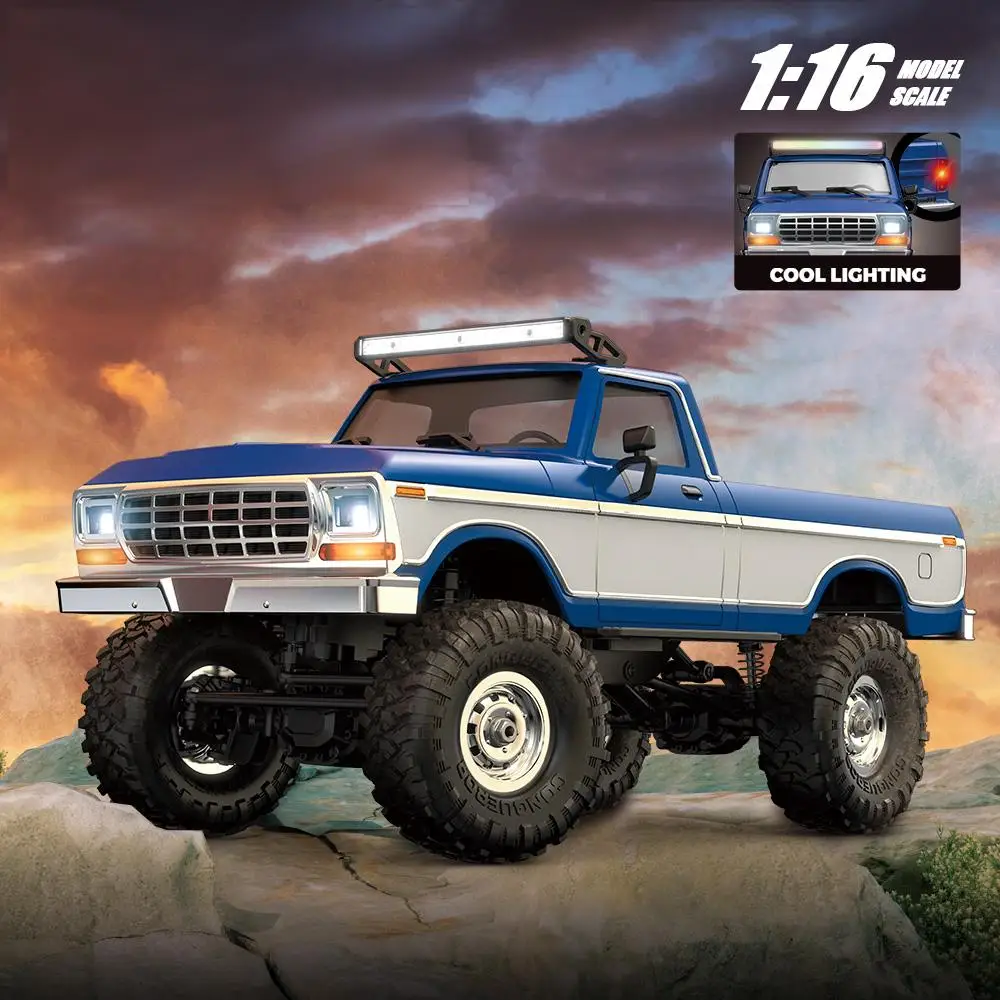 

HB R1610 2.4G RC Truck 1:16 Full Proportion 4WD High Speed Off-Road Climbing Car Lighting Model Toy Racing Rally 2026 New