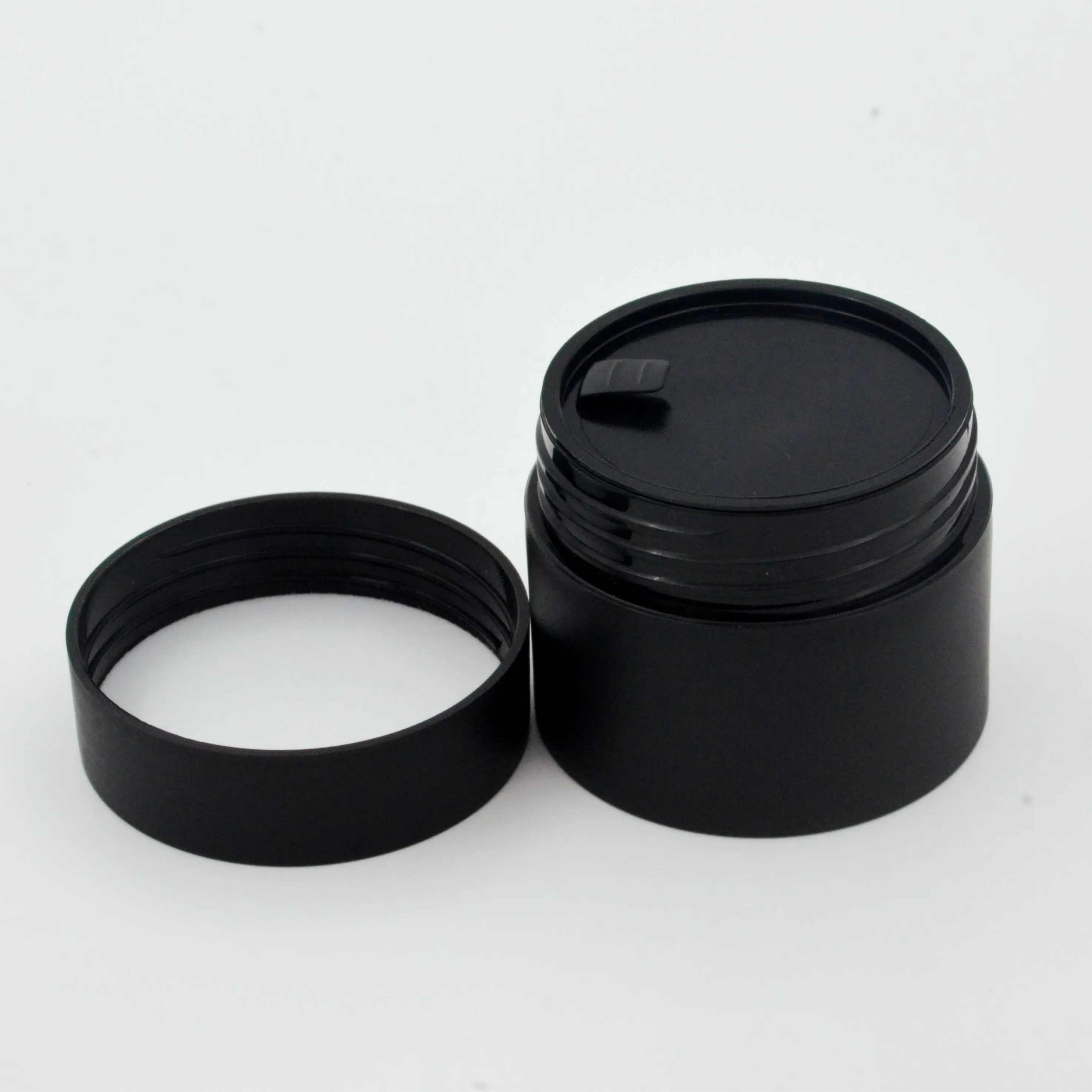 

60PCS 20g Black Plastic Round Empty Makeup Jar Pot Travel Face Cream Lotion Cosmetic Container Refillable Bottles