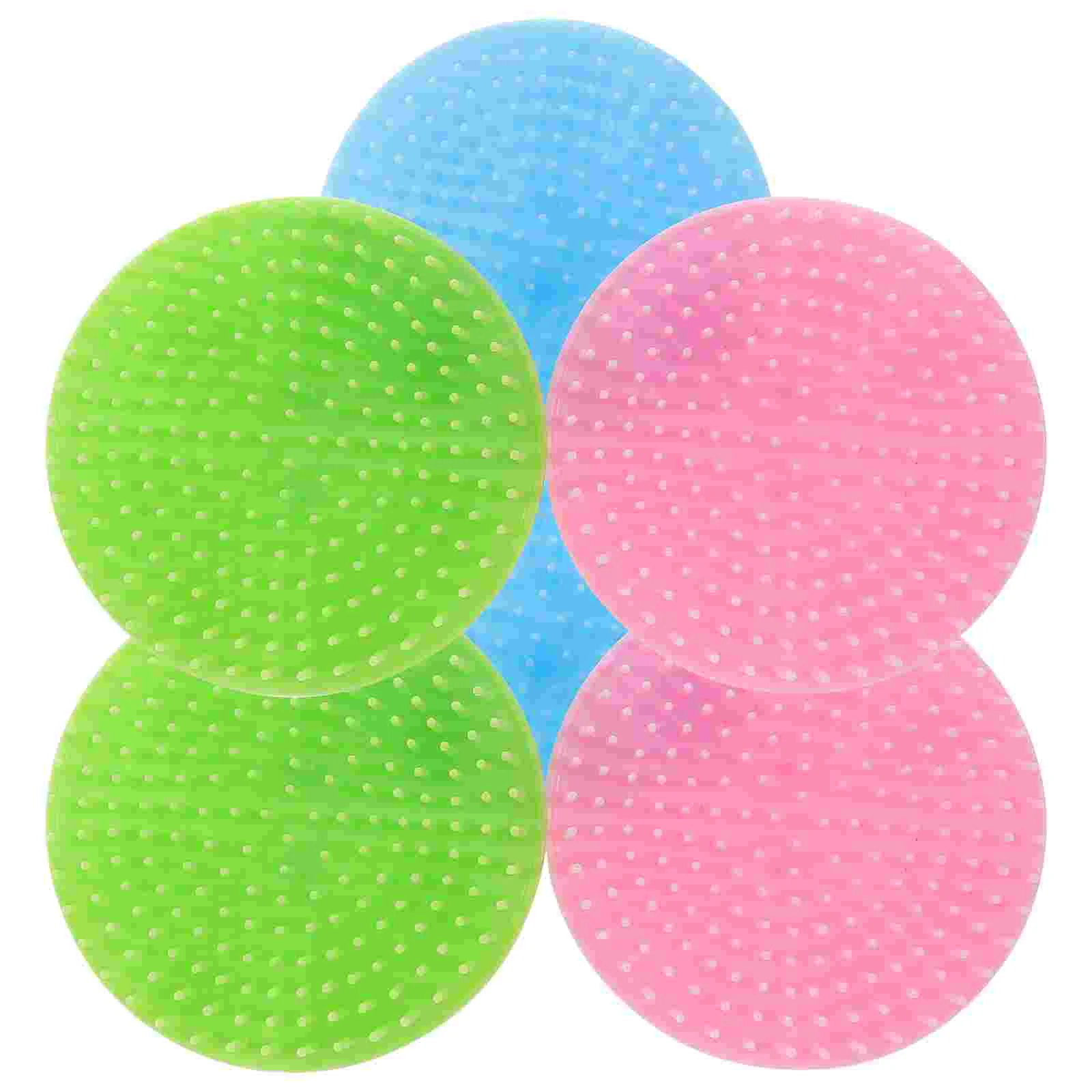 

6 Pcs Shampoo Brush Massage Small Scalp Exfoliator Hair Massager Exfoliate Scrub for