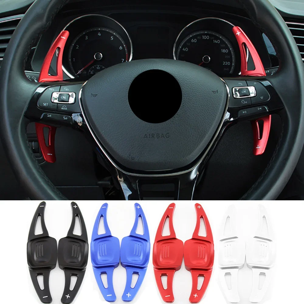 Car Steering Wheel Shift Paddle For Volkswagen Arteon Tiguan 2019 Passat B8 Golf 7 Alltrack Variant Jetta Quick Shifter Stickers