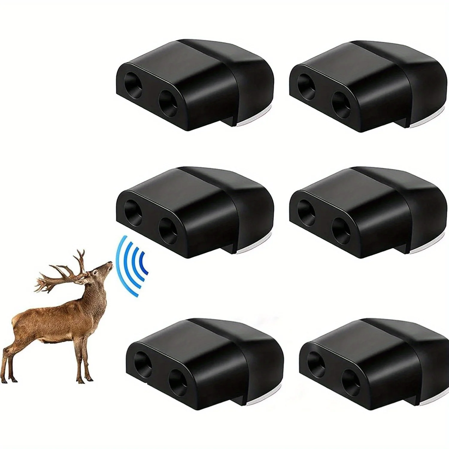 3pairs Deer Whistles Wildlife Warning, Self-adhesive Warning Car Device, Deer Alarm Road Safety Horn Device Animal Alert Whistle