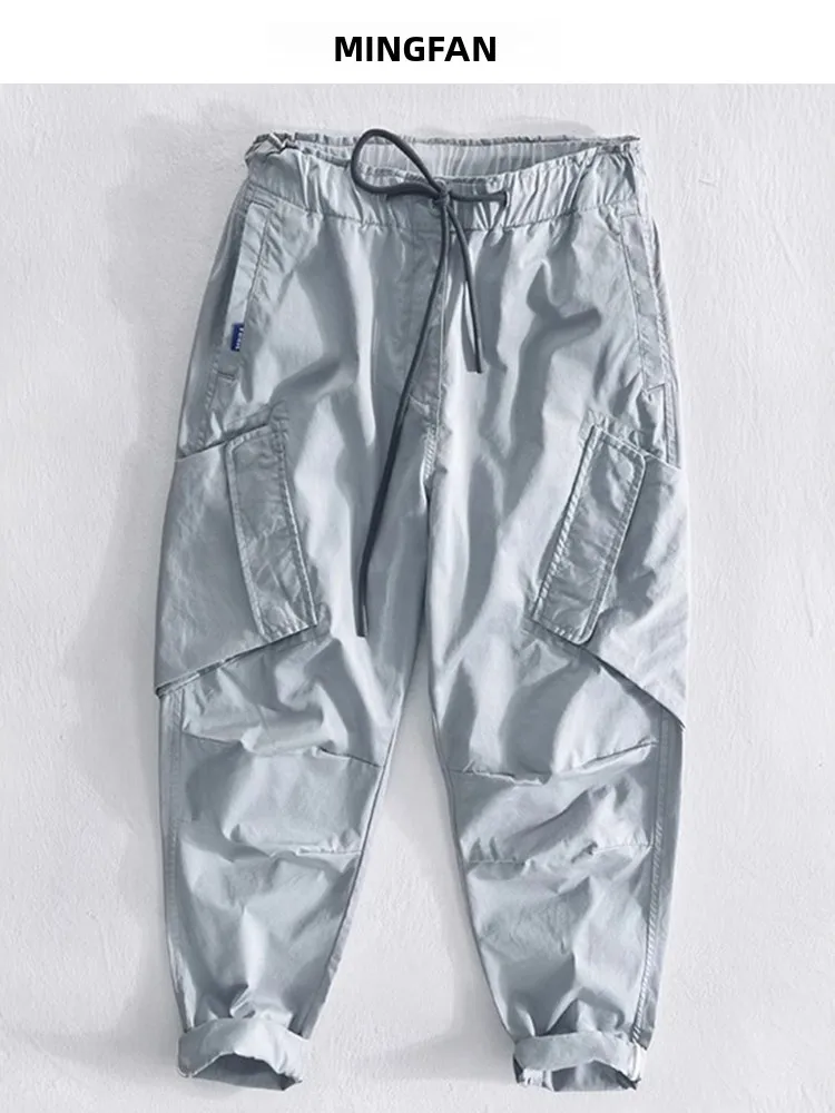 جديد G2025 الرجال الخريف الشتاء مستقيم الساق كيت متعدد ملابس العمل غير رسمية بنطلون Waed الاتجاه الوطني السراويل المريحة #1