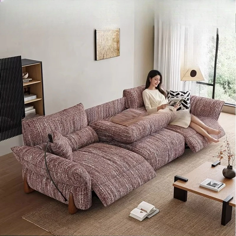 

Functional sofa, electric fabric, large and small apartments, living room modern sofas