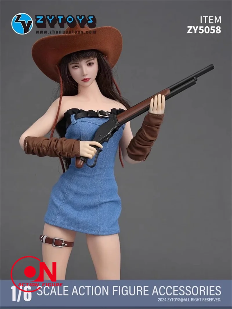 ZYTOYS ZY5058 1/6 échelle femme soldat occidental bretelles Denim jupes ensemble de vêtements pour corps de figurine d'action de 12 pouces