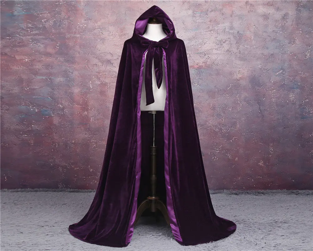 Imagem -03 - Manto de Veludo Roxo Vintage para Mulheres Cabolsa Nupcial Cabolsas ao ar Livre Acessórios do Casamento Capes