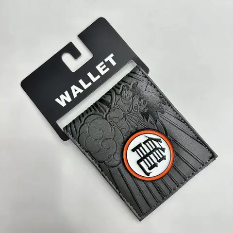 Tecknad Dragon Ball-serie Metallspänne Fyrkantig Kort Plånbok Kreativ Multifunktionell Myntförvaringskortpaket Barnpresent 8 best sales Cartera Dragon Ball - №3
