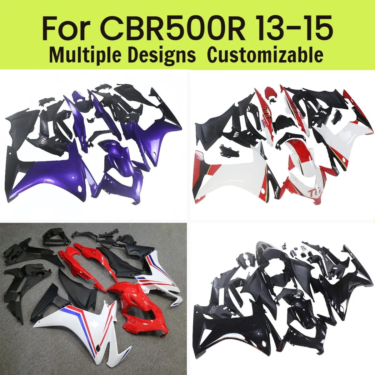 

For Honda CBR 500R 2013 2014 2015 Motorcycle Parts Fairing Kit CBR500R 13 14 15 Aftermarket Fairings Bodywork Set
