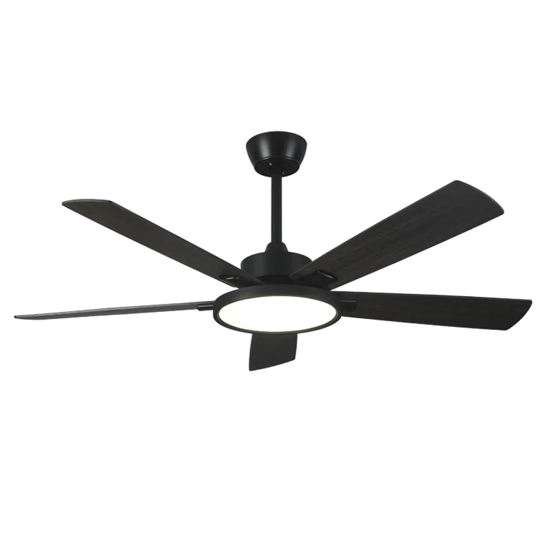 52 Inch Led Ceiling Fan Lamp Roof Home Fans Modern Bedroom Decorate Plywood Blade Dc Ceiling Fan With Remote Control Ventilador