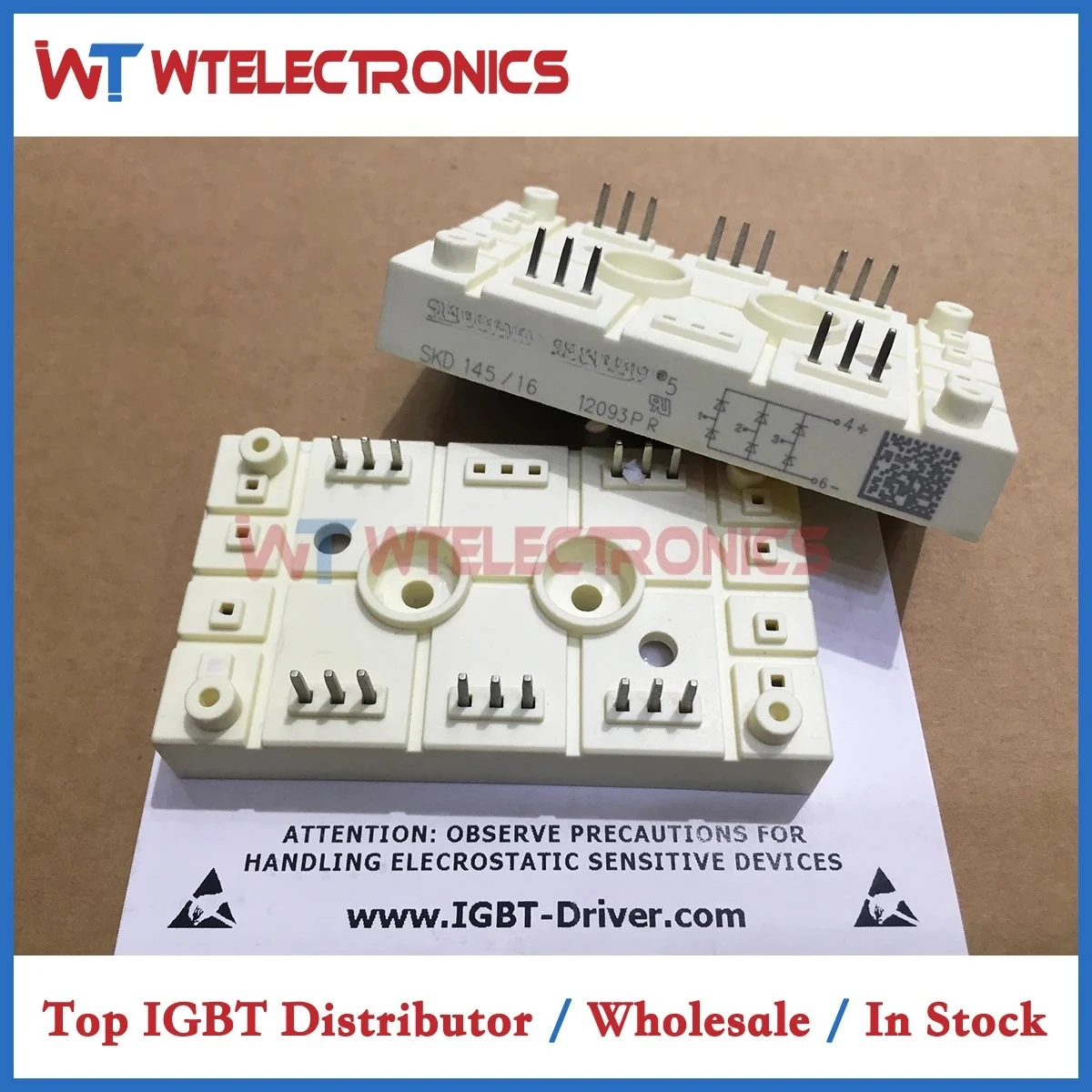 

Genuine SKD145 16 Thyristor Module SKD14516