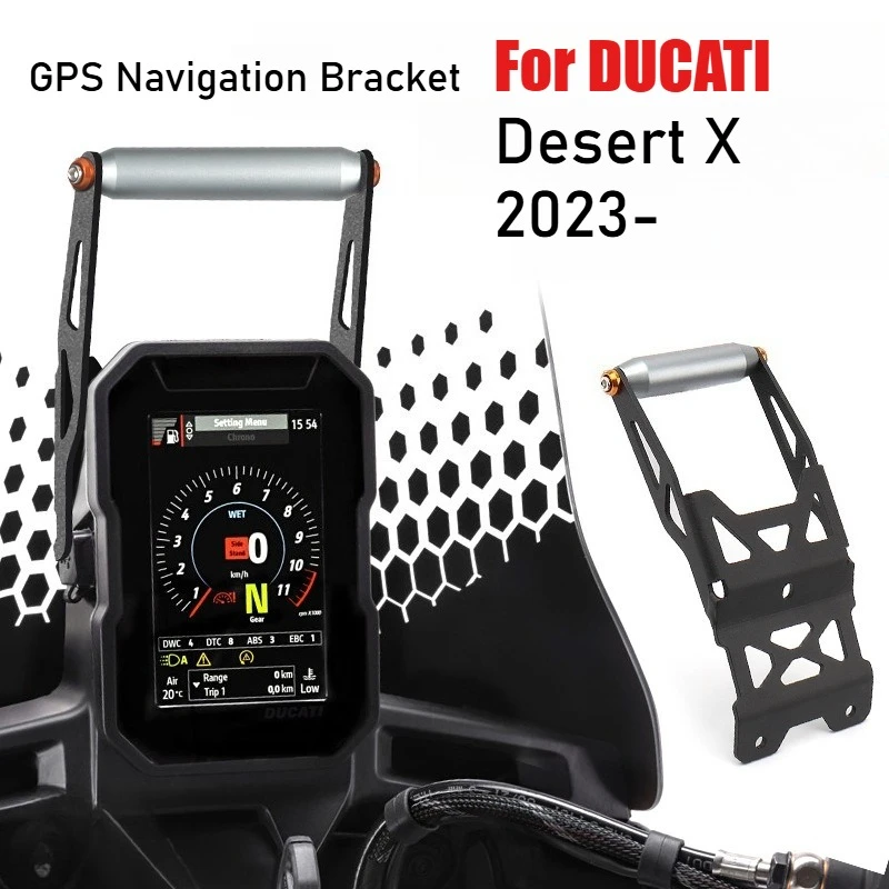 

Для DUCATI DESERT X DesertX Desert X 2023-22 мм мотоциклетный кронштейн с GPS-навигацией, держатель для мобильного телефона, аксессуары для зарядки через USB