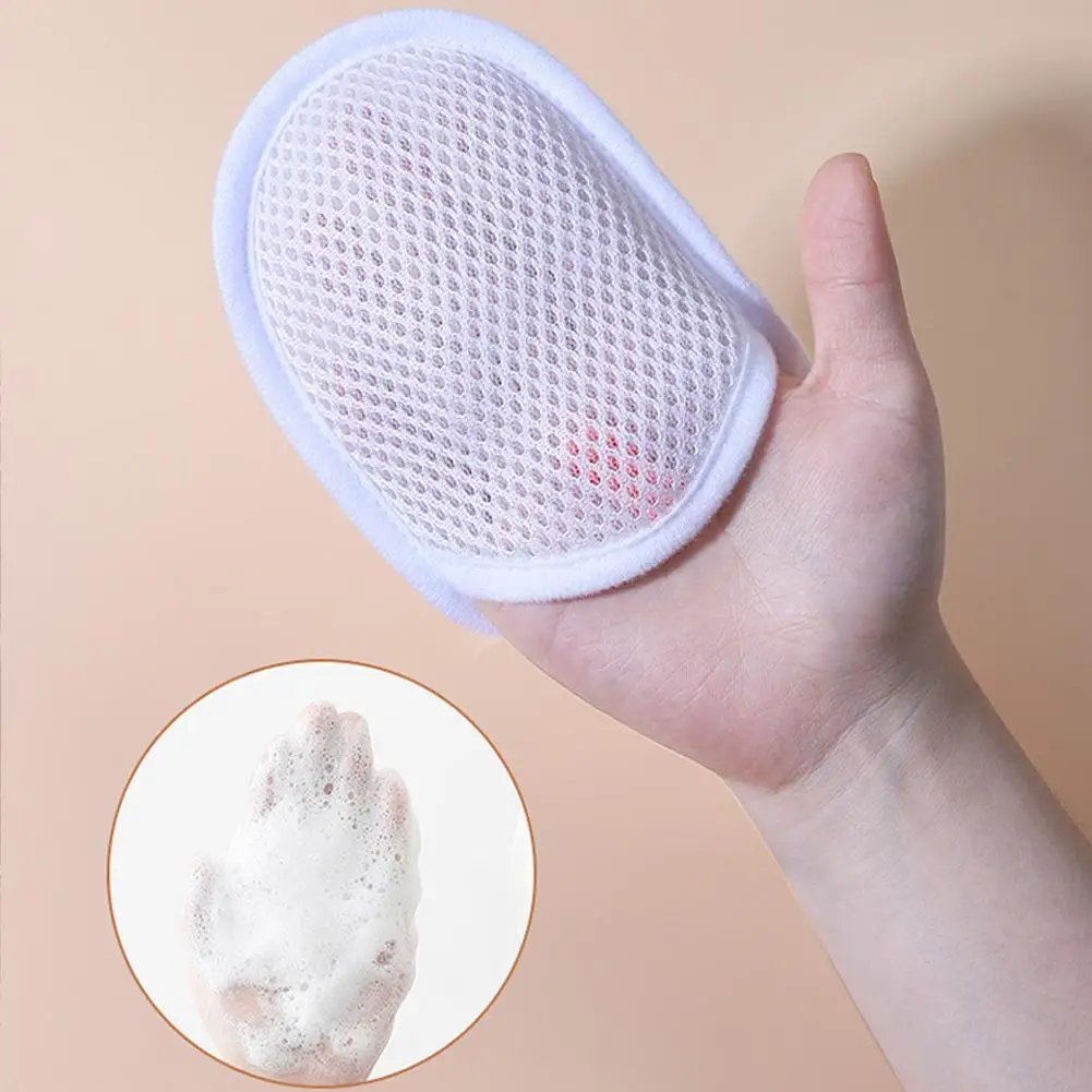 

Foaming Soap Net Bag, Double-Sided Foam Enhancer for Shower, Bath, Face and Body, Premium Quality Mesh Luffa Sponge for Travel