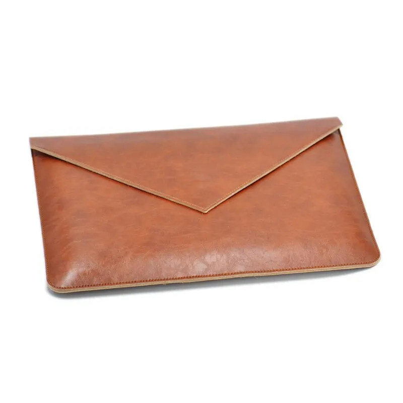11 Inch Tablet Bag Case PU Leather 12.9 Sleeve For iPad Pro Air 10.9 9.7 Inch MatePad 11 Dual Pocket Envelope Style