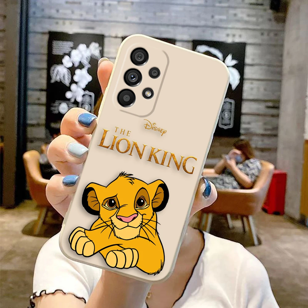 The Lion k-King Hakuna Matata Case For Samsung Galaxy A21S A22 A23 A24 A25 A30 A32 A33 A34 A50 A51 A52 A53 A54 A71 A72 A73 Case