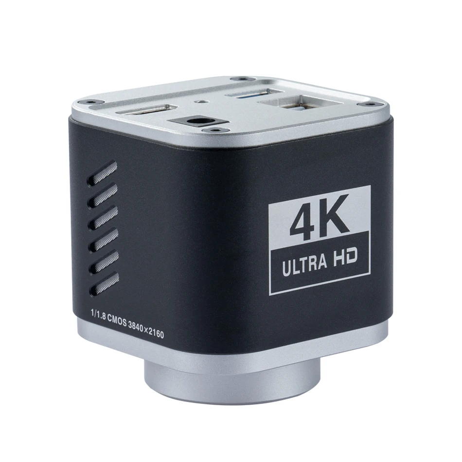 Full HD 4K 8MP 1080P SONY IMX334 Industry Video Microscope HDMI USB Measuring Camera U Disk Recorder C Mount Connect PC Monitor