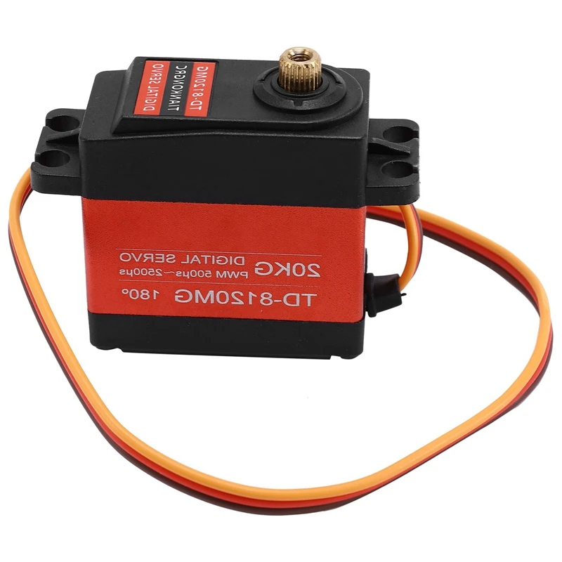 B-M 6X  Td-8120Mg Waterproof Metal Gear Digital Servo With 20Kg High Torque 180Angle For Rc Remote Control Car Model