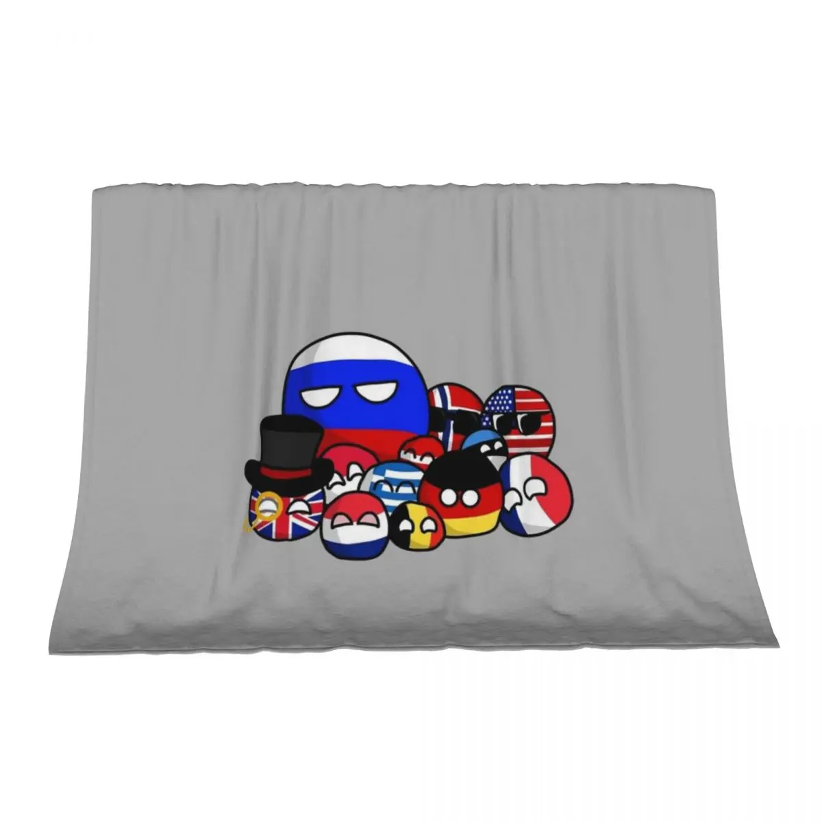 

Countryballs Pullover Gifts For Fans, For Men and Women, Gift Valentine's Day Throw Blanket Cute Plaid warm for winter Blankets