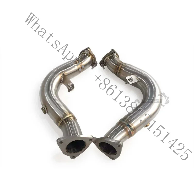 Suitable CUSKI Universal Exhaust Downpipe SQ5/RS5 3.0T 2013-2019 1.5mm Thick Stainless Steel Automotive Retrofit Ac