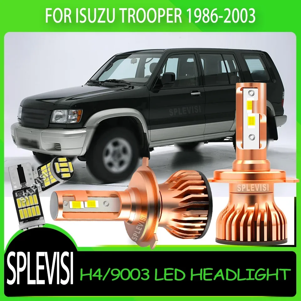

Reliable Night Visibility waterproof H4 LED HEADLIGHT For Isuzu Trooper 1986 1987 19888 1989 1990 1991 1992-2000 2001 2002 2003
