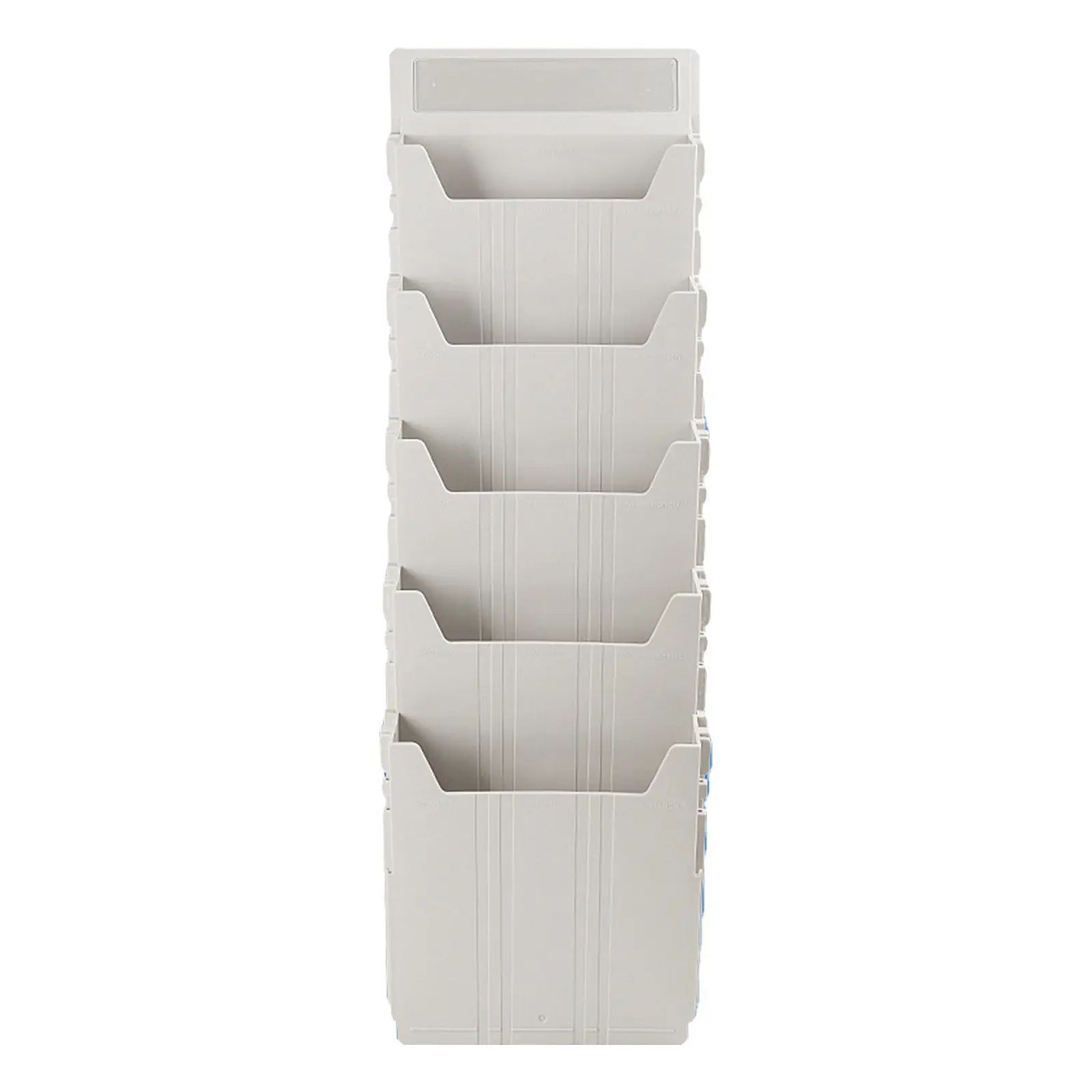 Wall Mounted File Holder Expandable Adjustable Slots Office Organization Magazine Mail Document Storage Rack Hanging File