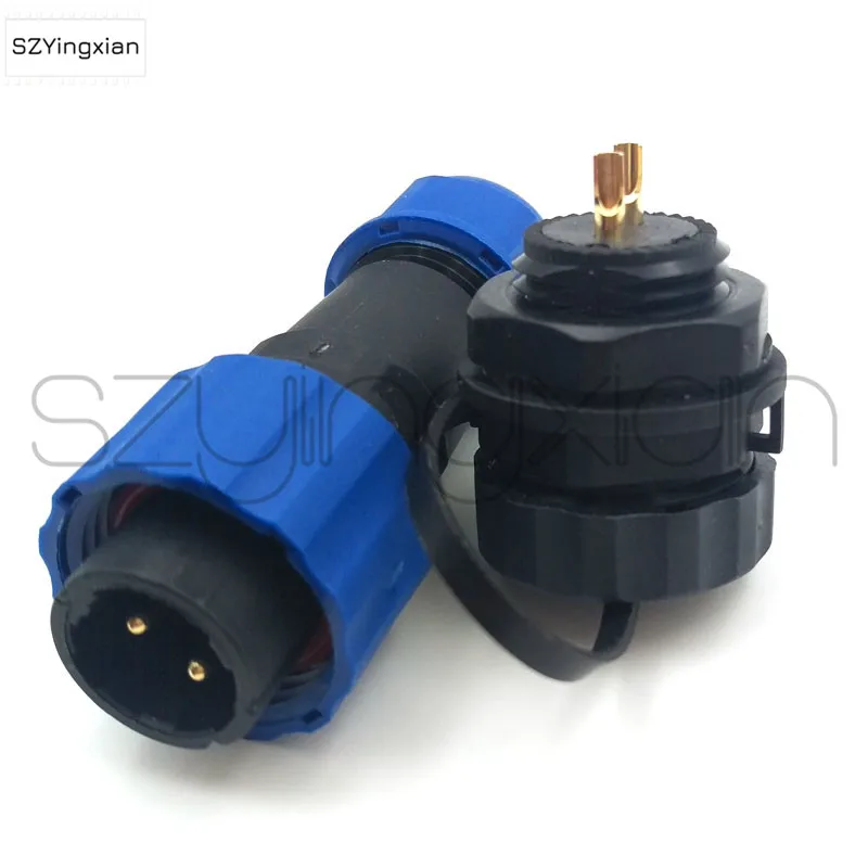 SD16 Connector 2/3/4/5/6/7/8/9 pin Communication Power Waterproof IP68 Plastic Male Plug Female Socket