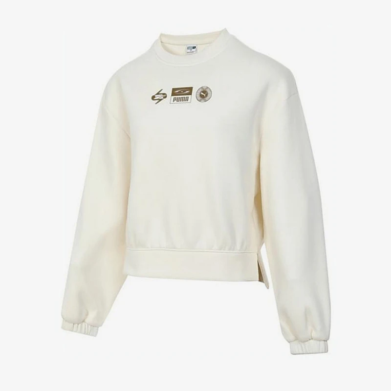 

Оригинальная зимняя женская толстовка Puma с простым принтом для активного отдыха 631073-87