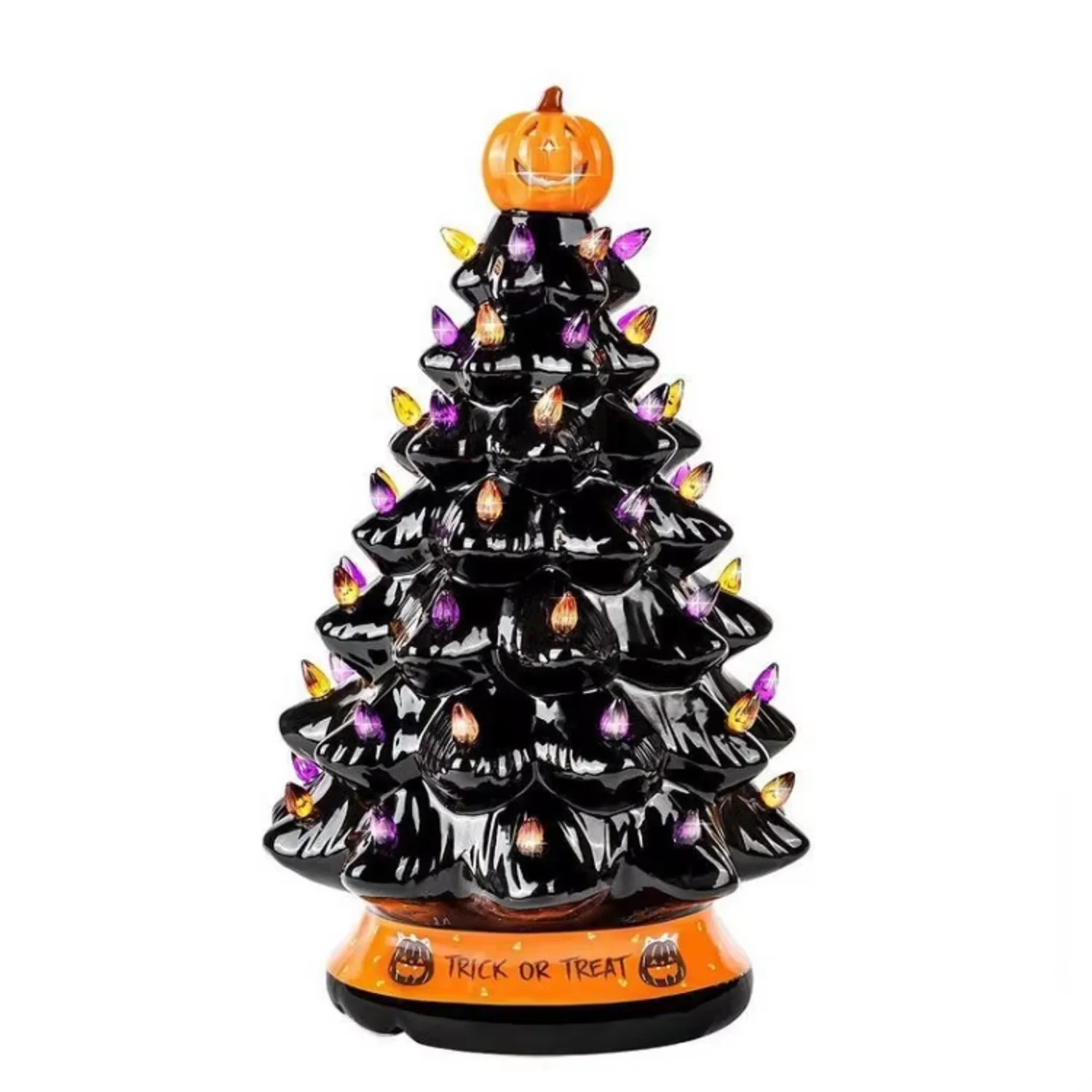 

New style Halloween luminous decorations Halloween tree